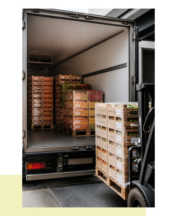 Перевозка сельхозпродукции на паллетах с доставкой в Белореченск